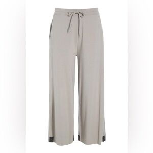 Henriette Steffensen trousers wide leg sweatpants loungewear pockets cotton sand